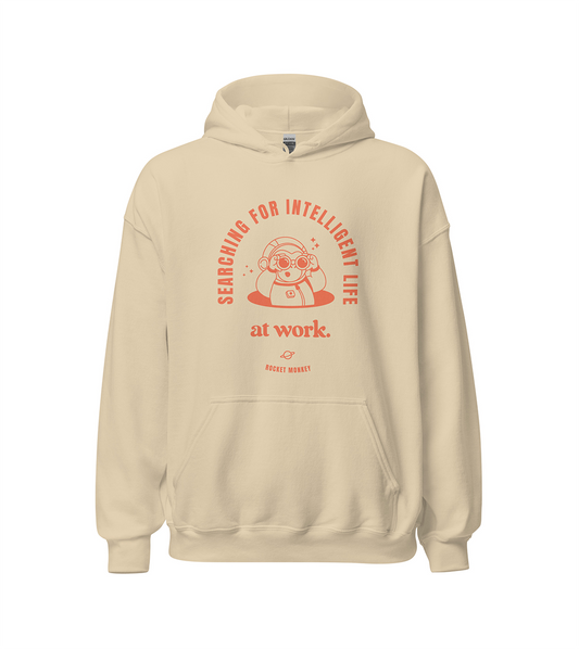 Sweatshirt "Intelligent Life" - Coral