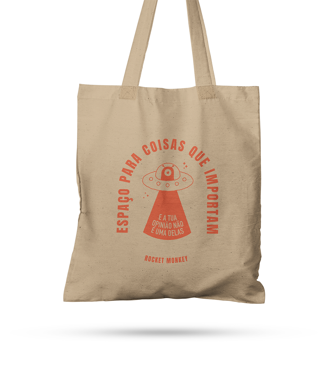 Tote Bag "Espaço para coisas que importam" - Coral