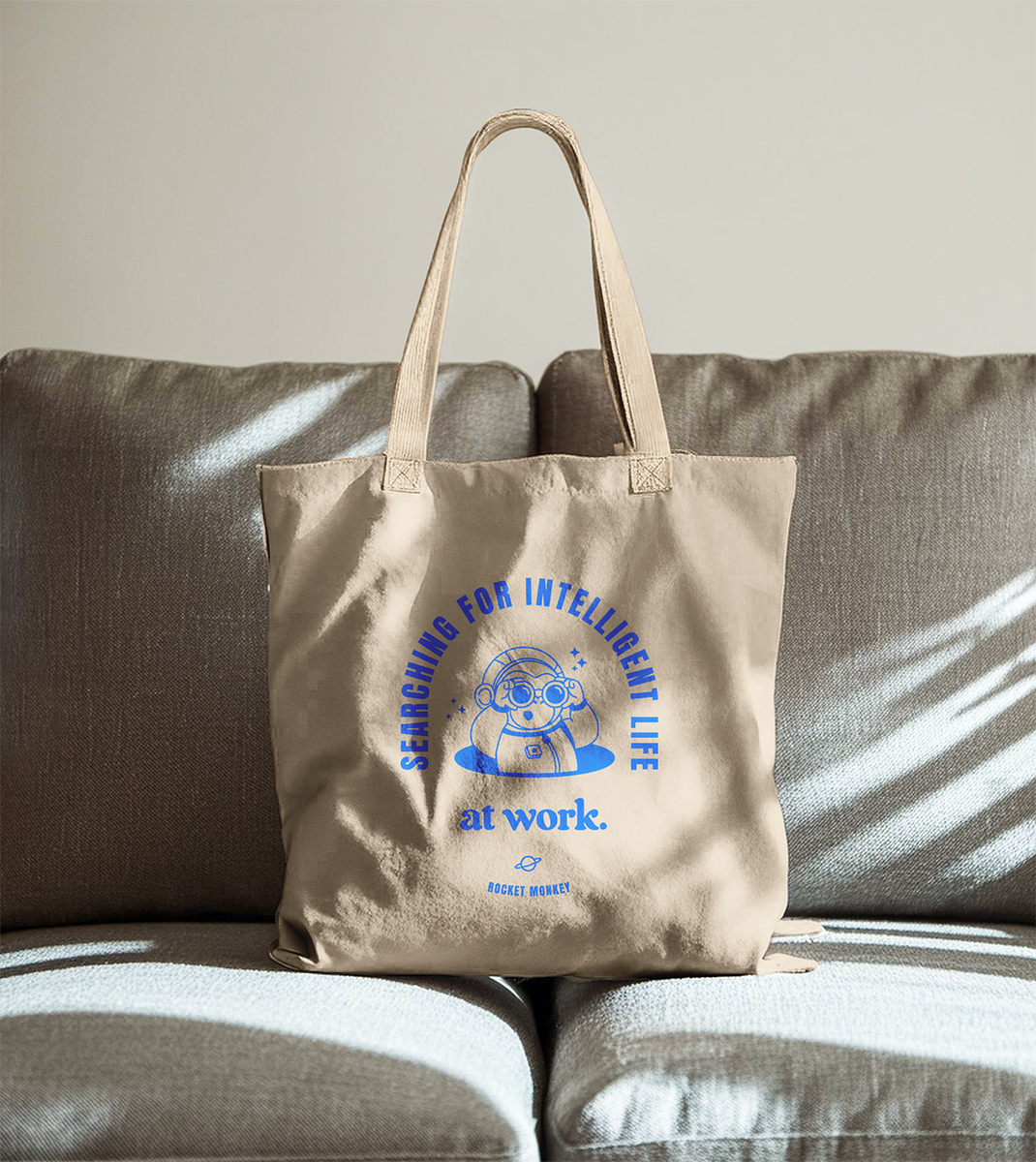 Tote Bag "Intelligent Life" - Azul